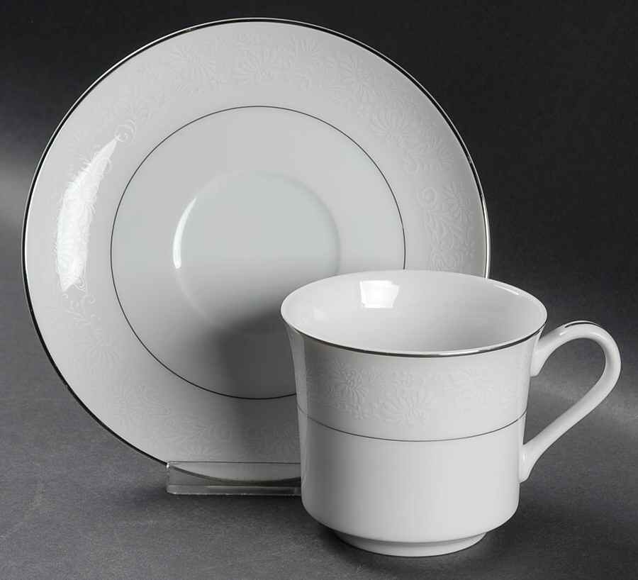 Summer Mist Flat Cup & Saucer Set by Oneida-1