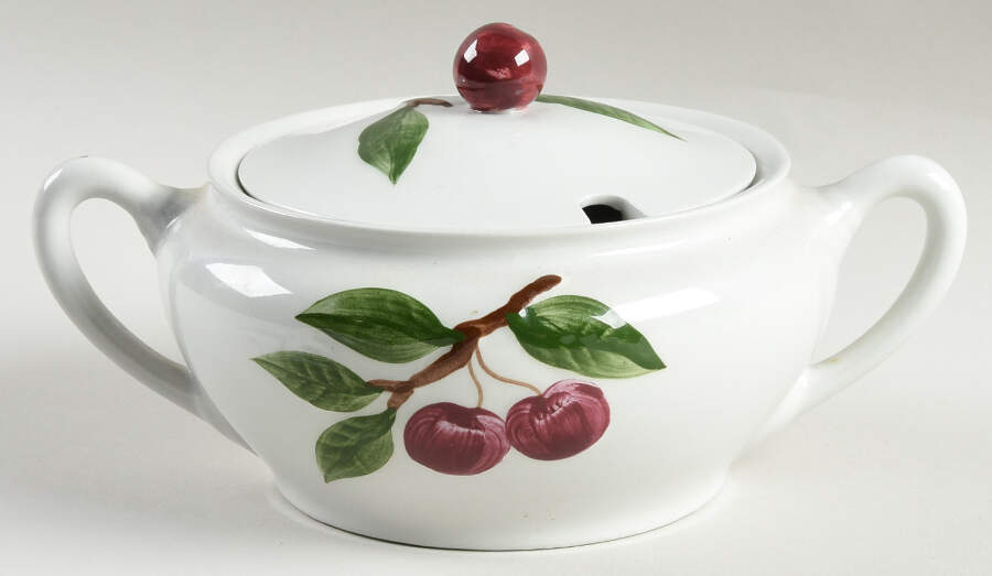 Cherry Gravy Boat & Lid by Orchard-1
