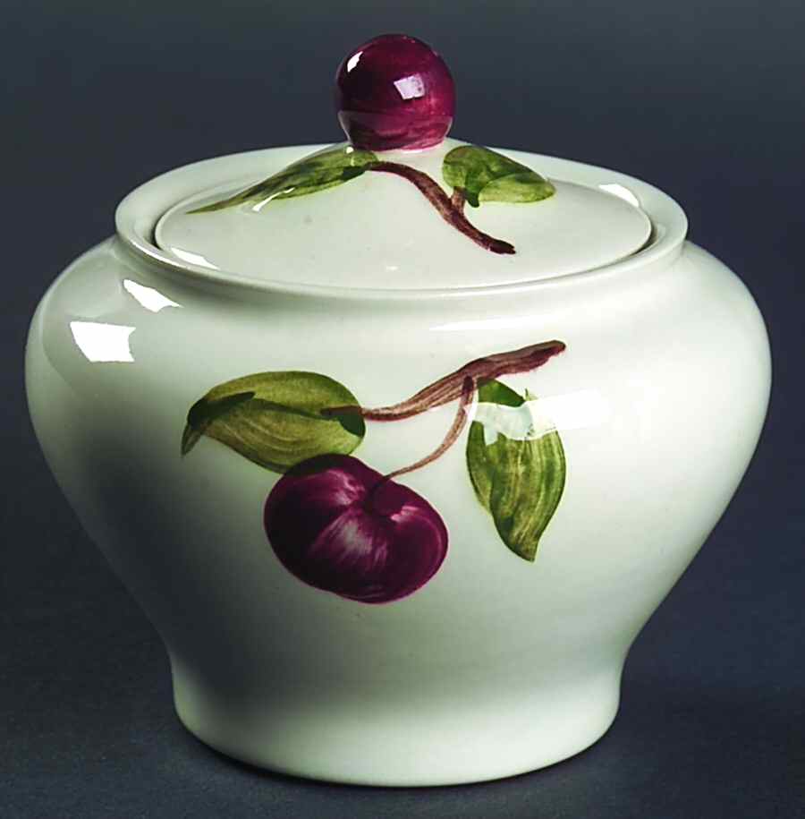 Cherry Sugar Bowl & Lid by Orchard-1