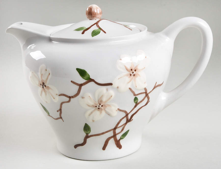 Dogwood Teapot & Lid by Orchard-1
