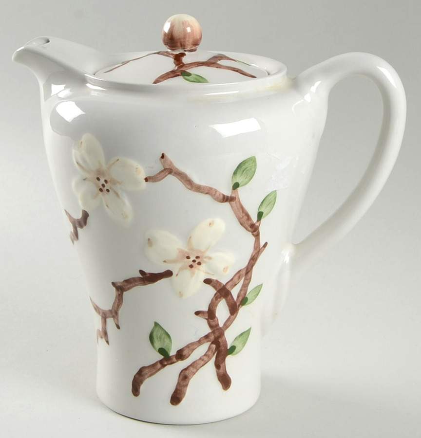 Dogwood Coffee Pot & Lid by Orchard-1