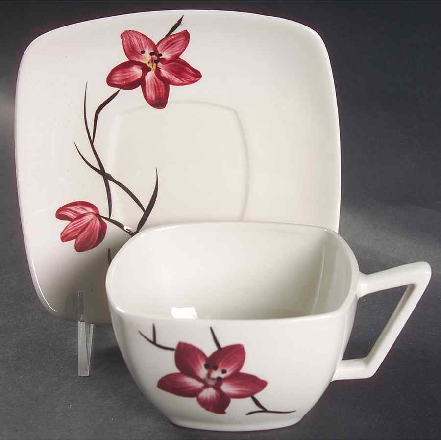 ORC1 Flat Cup & Saucer Set by Orchard-1