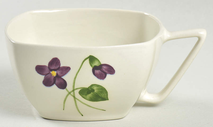Wood Violet Square Flat Cup by Orchard-1