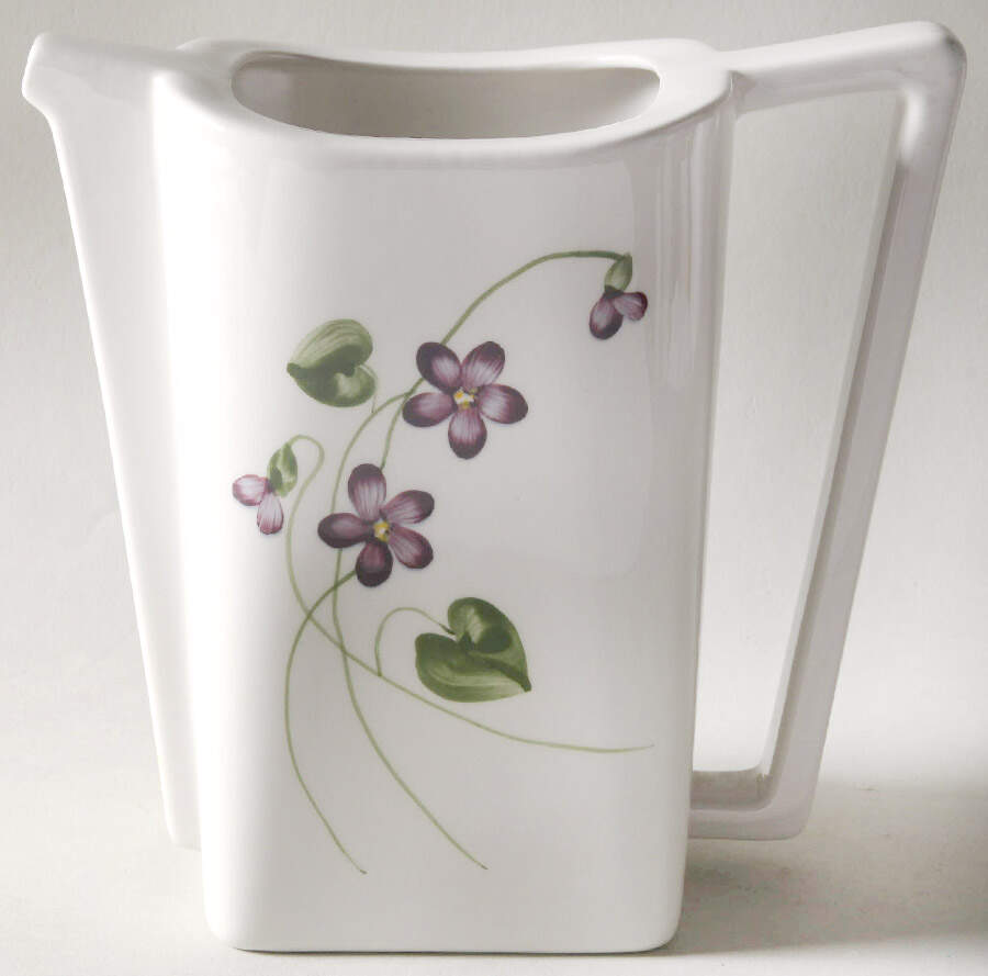 Wood Violet Square Coffee Pot No Lid by Orchard-1