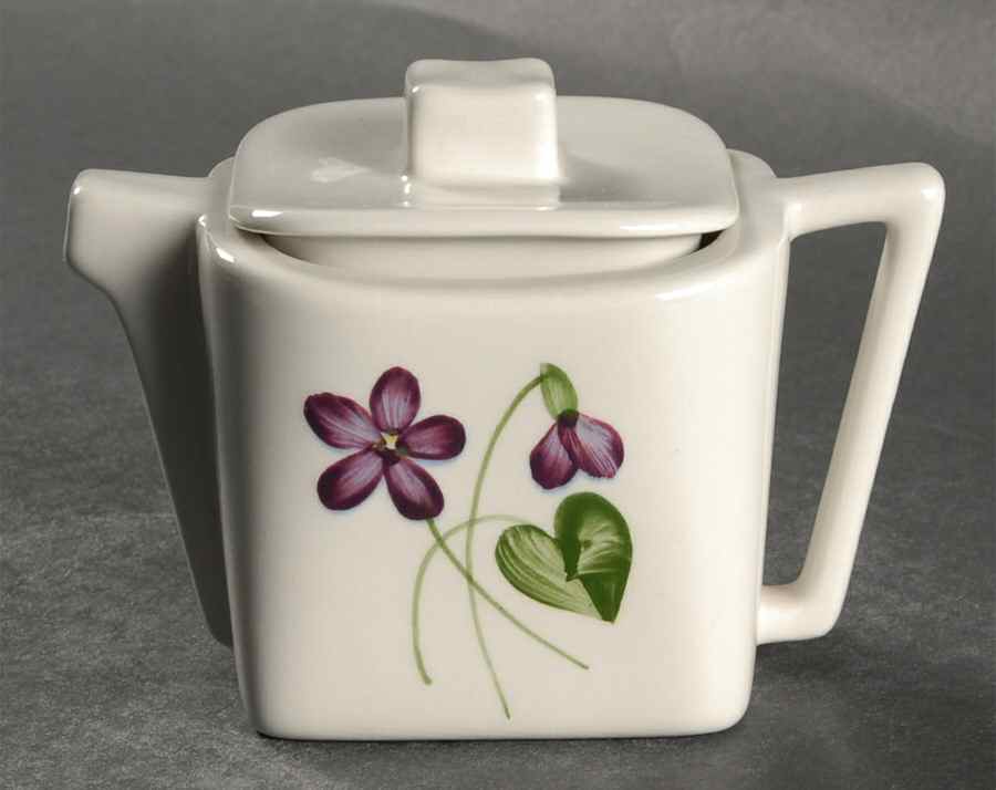 Wood Violet Square Creamer & Lid by Orchard-1