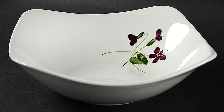 Wood Violet Square 8" Square Vegetable Bowl by Orchard-1