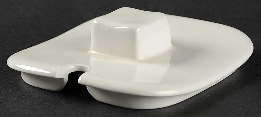 Wood Violet Square Lid for Gravy Boat by Orchard-1