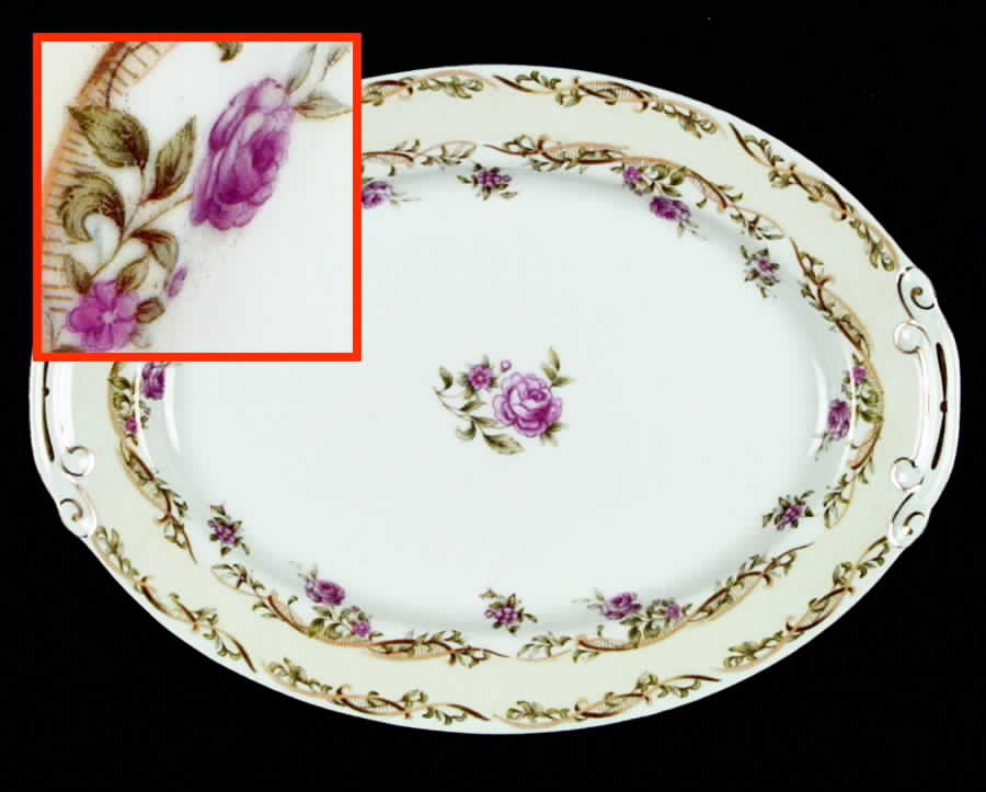 ORI1 (JAPAN) 12" Oval Serving Platter by Orion (Japan)-1
