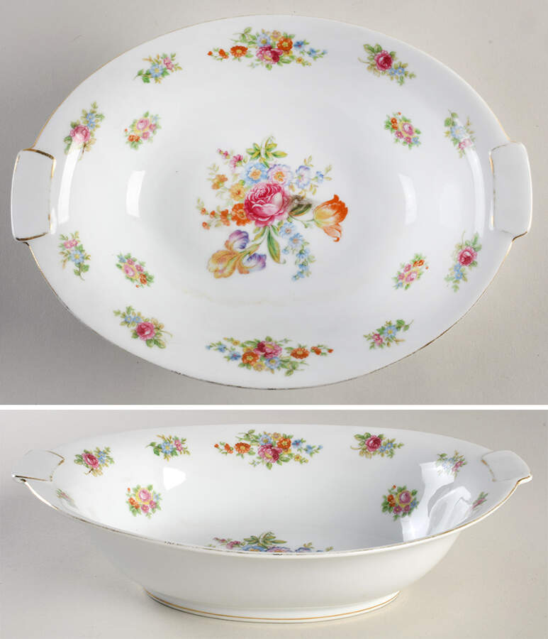 ORI6 10" Oval Vegetable Bowl by Orion (Japan)-1