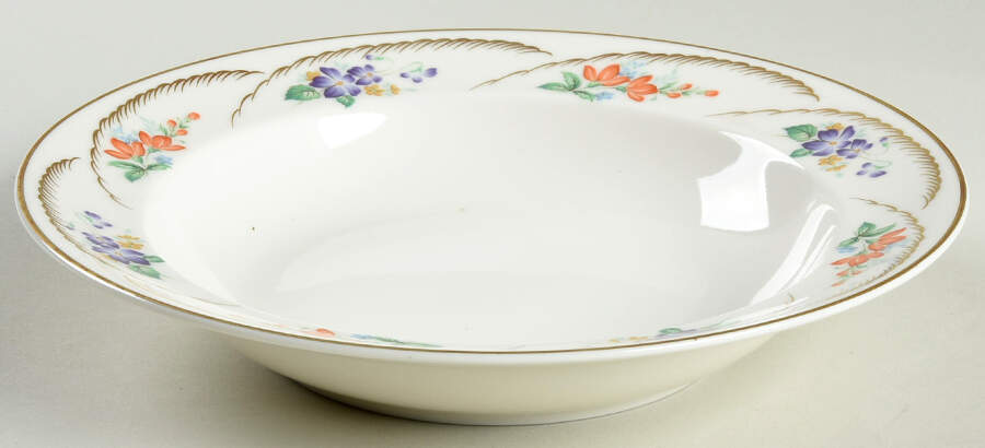 Amelia Rim Soup Bowl by Oscar De La Renta-1