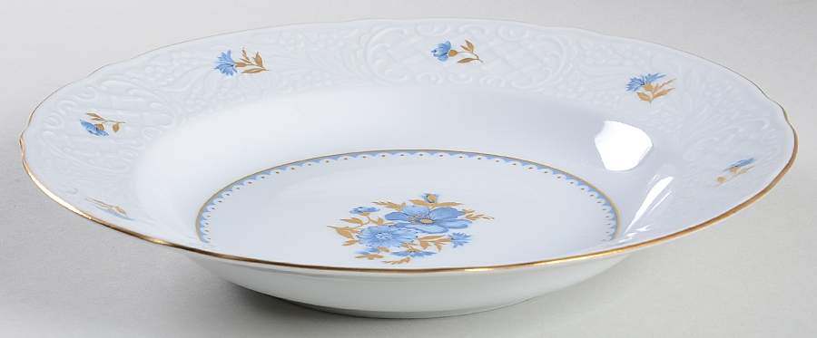 Ashton Large Rim Soup Bowl by Oscar De La Renta-1