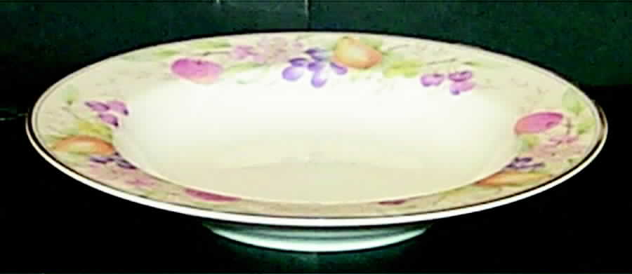 Autumn Glory Rim Soup Bowl by Oscar De La Renta-1