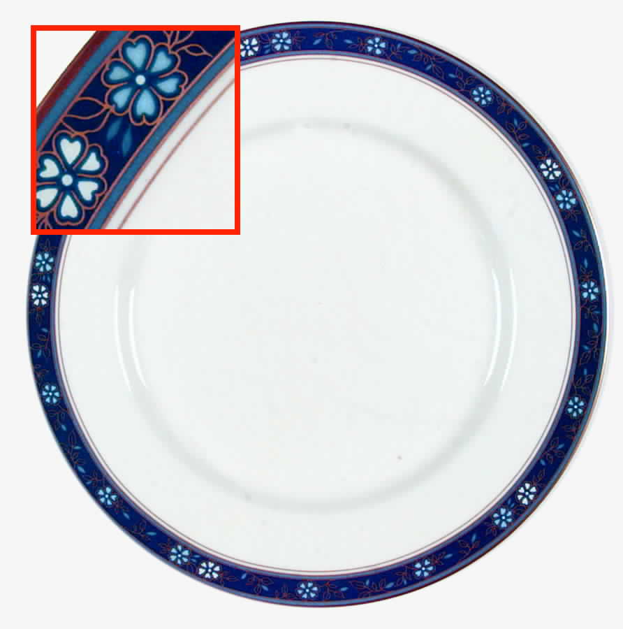 Aviance Blue Dinner Plate by Oscar De La Renta-1