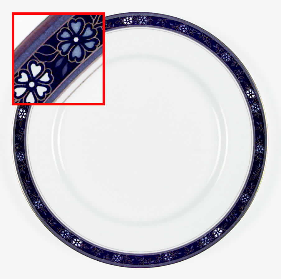Aviance Black Dinner Plate by Oscar De La Renta-1