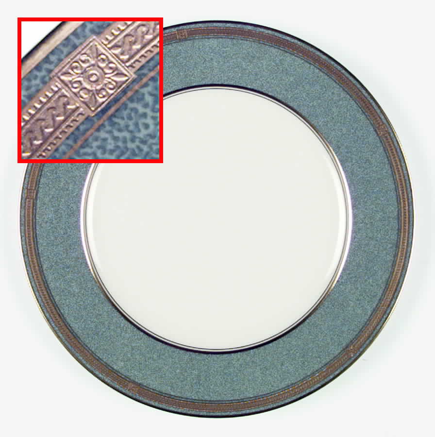 Baronesse Gray Dinner Plate by Oscar De La Renta-1