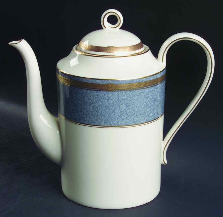 Baronesse Gray Coffee Pot & Lid by Oscar De La Renta-1