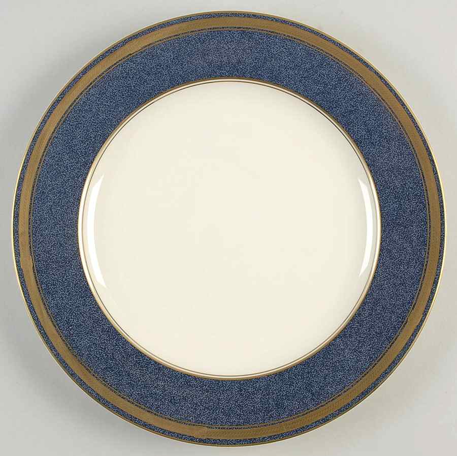 Baronesse Lapis 12" Chop Plate (Round Platter) by Oscar De La Renta-1