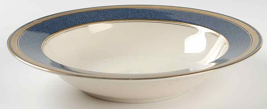 Baronesse Lapis 10" Round Vegetable Bowl by Oscar De La Renta-1