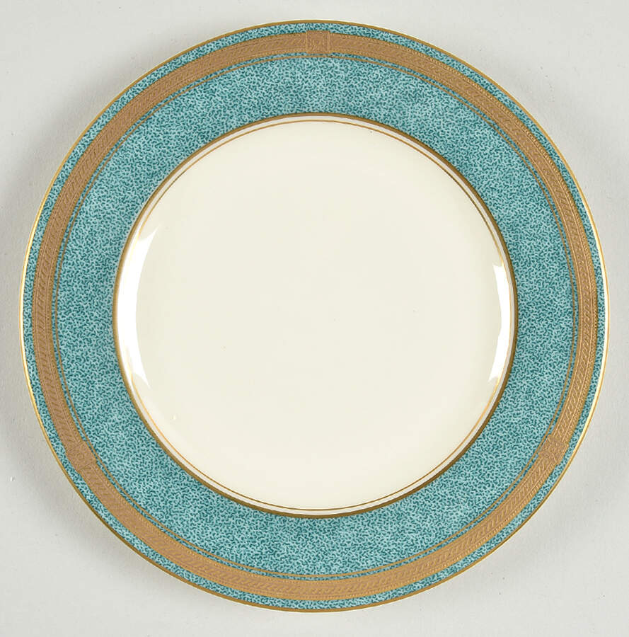 Baronesse Teal Bread & Butter Plate by Oscar De La Renta-1