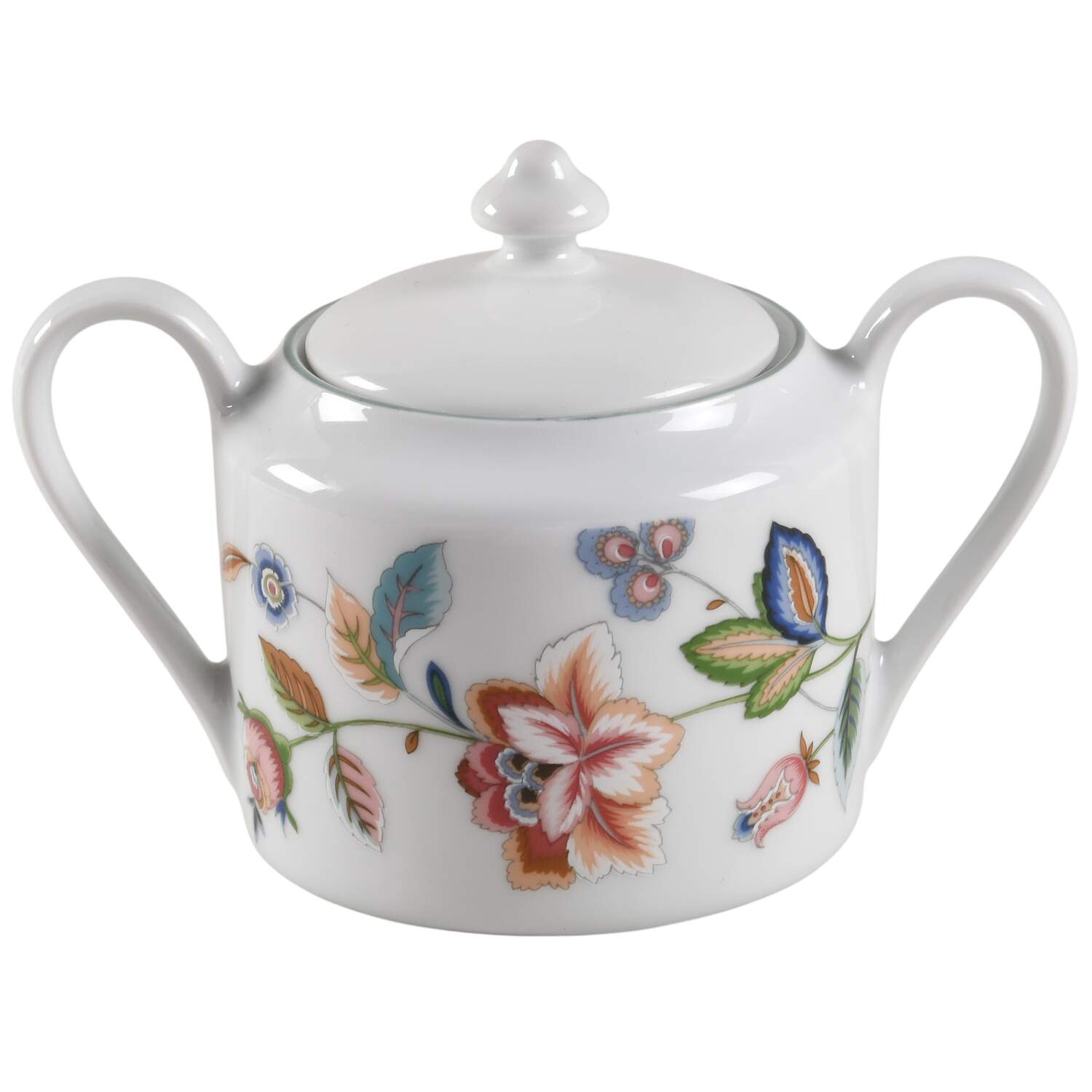 Belgravia Sugar Bowl & Lid by Oscar De La Renta-1