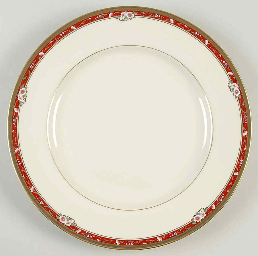 Chateau Rose 12" Chop Plate (Round Platter) by Oscar De La Renta-1