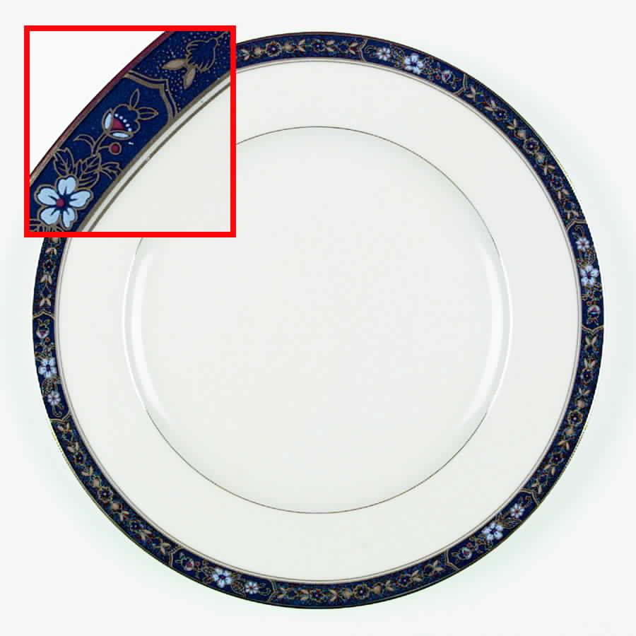 Cloisonne Dinner Plate by Oscar De La Renta-1