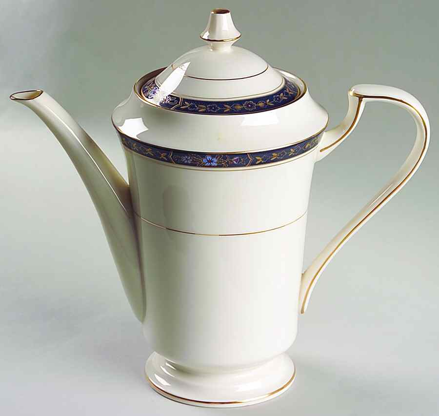 Cloisonne Coffee Pot & Lid by Oscar De La Renta-1