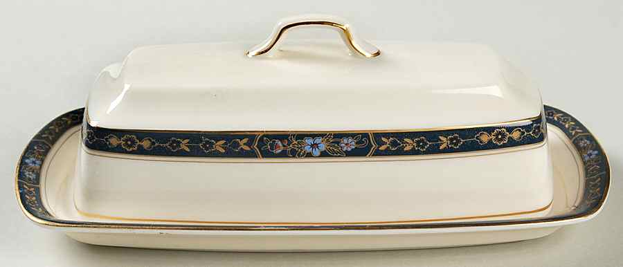 Cloisonne 1/4 Lb Covered Butter by Oscar De La Renta-1