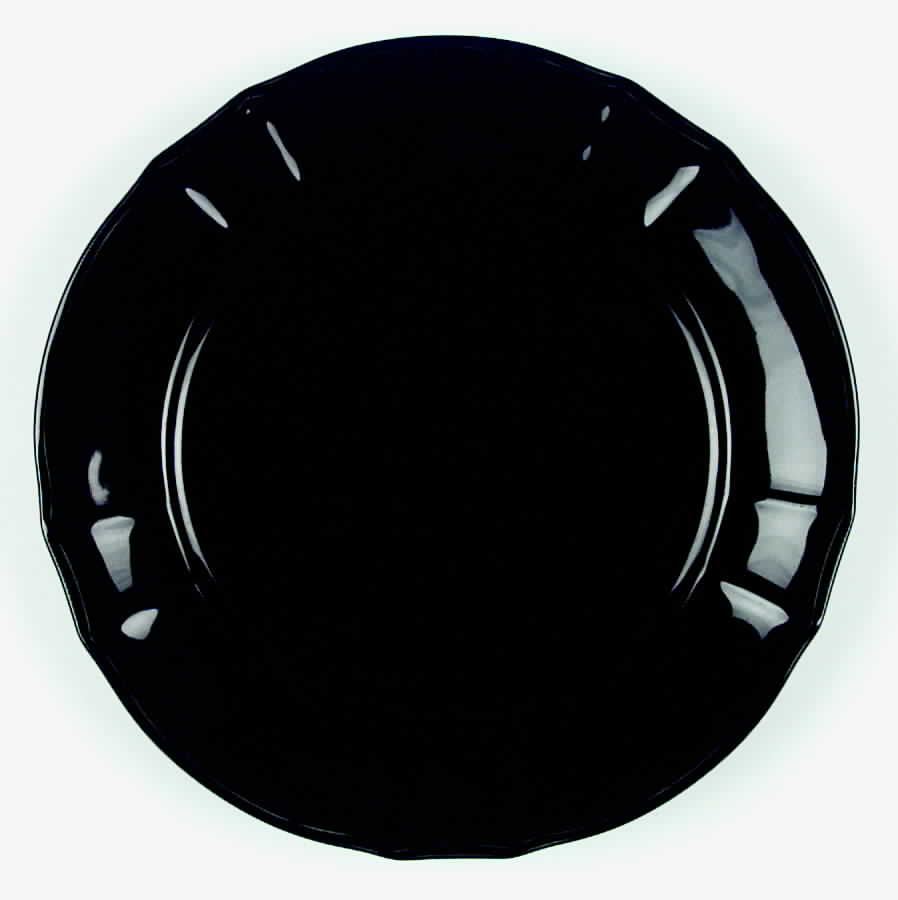 Classic Tradition Black Dinner Plate by Oscar De La Renta-1