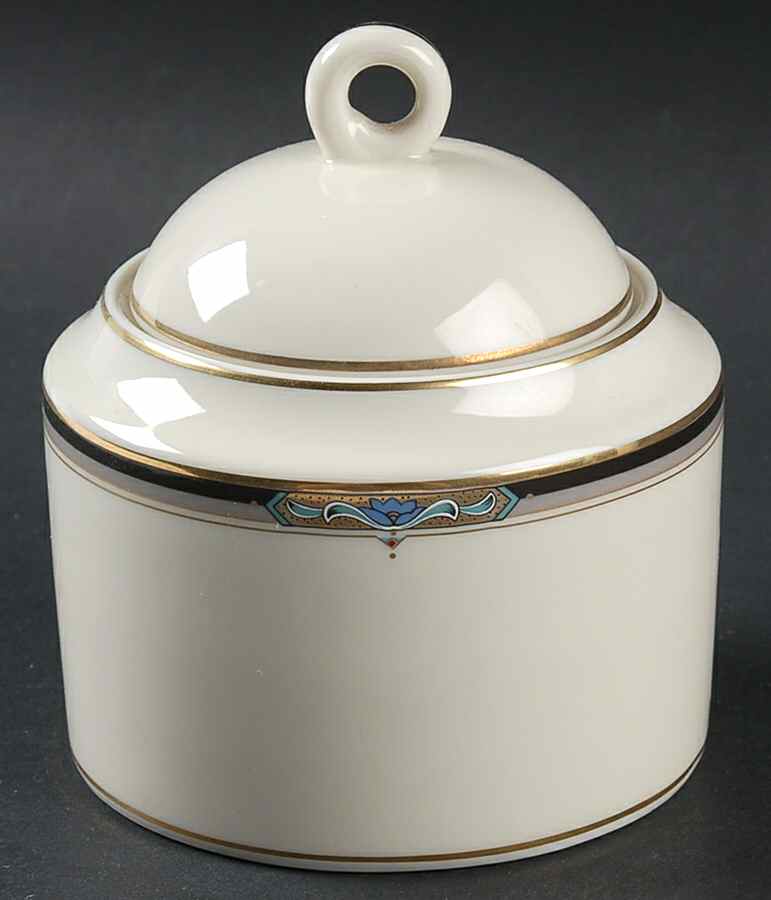 Crawford Sugar Bowl & Lid by Oscar De La Renta-1