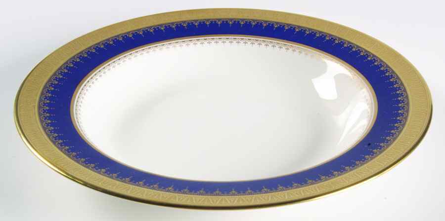 Dinner At Eight Large Rim Soup Bowl by Oscar De La Renta-1