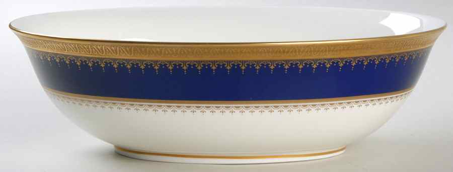 Dinner At Eight 9" Oval Vegetable Bowl by Oscar De La Renta-1