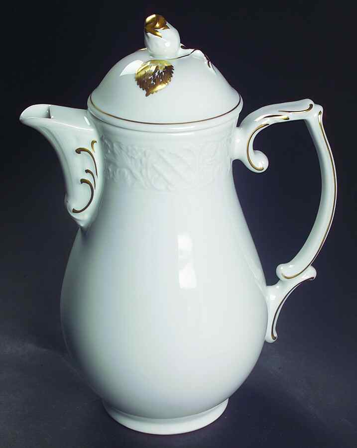 Dresden Gold Coffee Pot & Lid by Oscar De La Renta-1