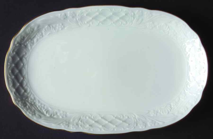Dresden Gold Relish/Butter Tray by Oscar De La Renta-1