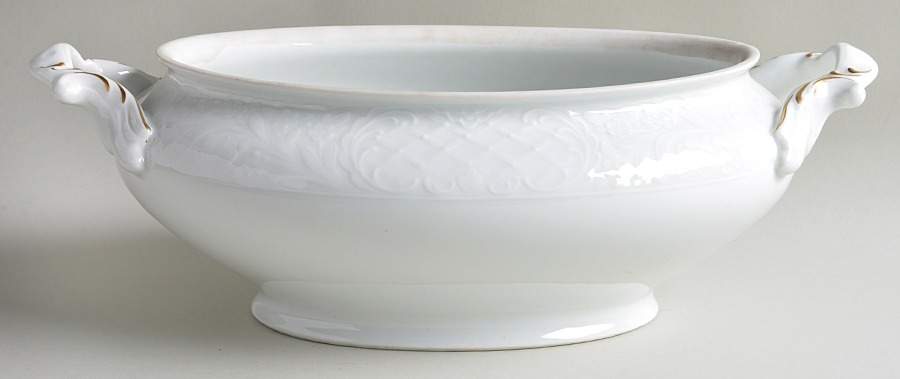 Dresden Gold Tureen No Lid by Oscar De La Renta-1