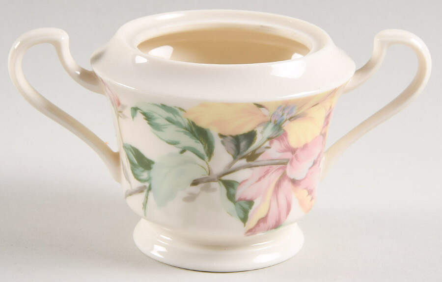 English Tapestry Sugar Bowl No Lid by Oscar De La Renta-1