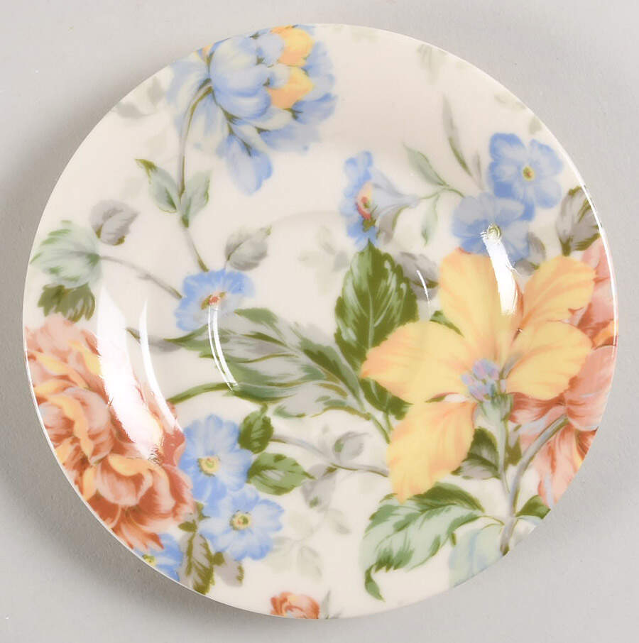 English Tapestry Saucer by Oscar De La Renta-1