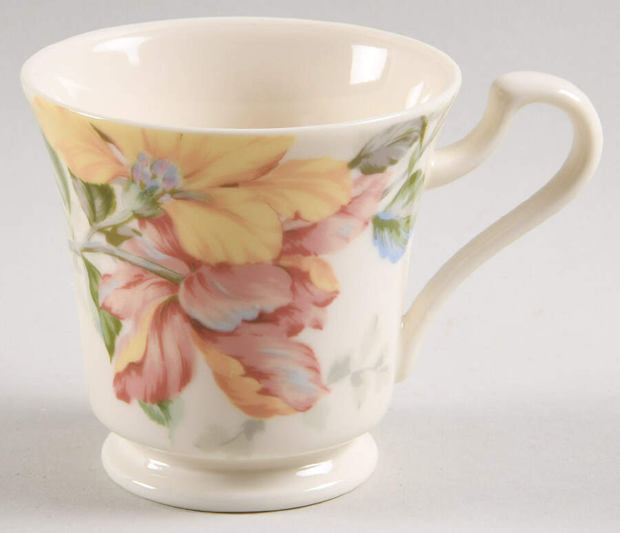 English Tapestry Footed Cup by Oscar De La Renta-1