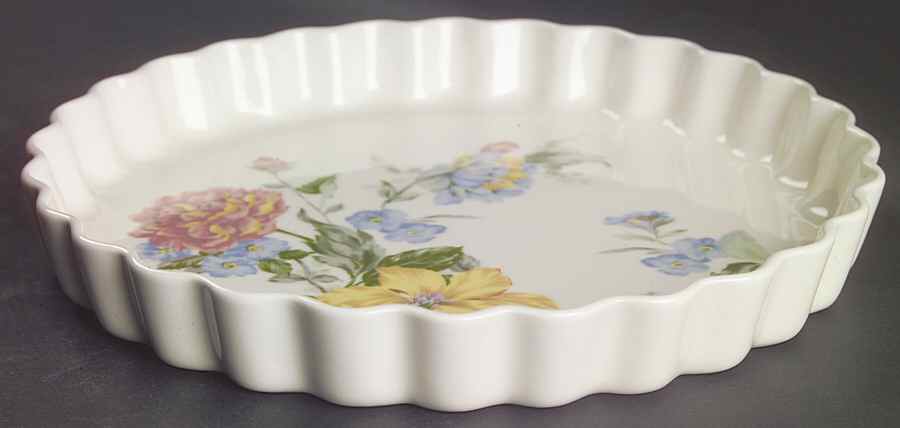 English Tapestry 9" Quiche by Oscar De La Renta-1
