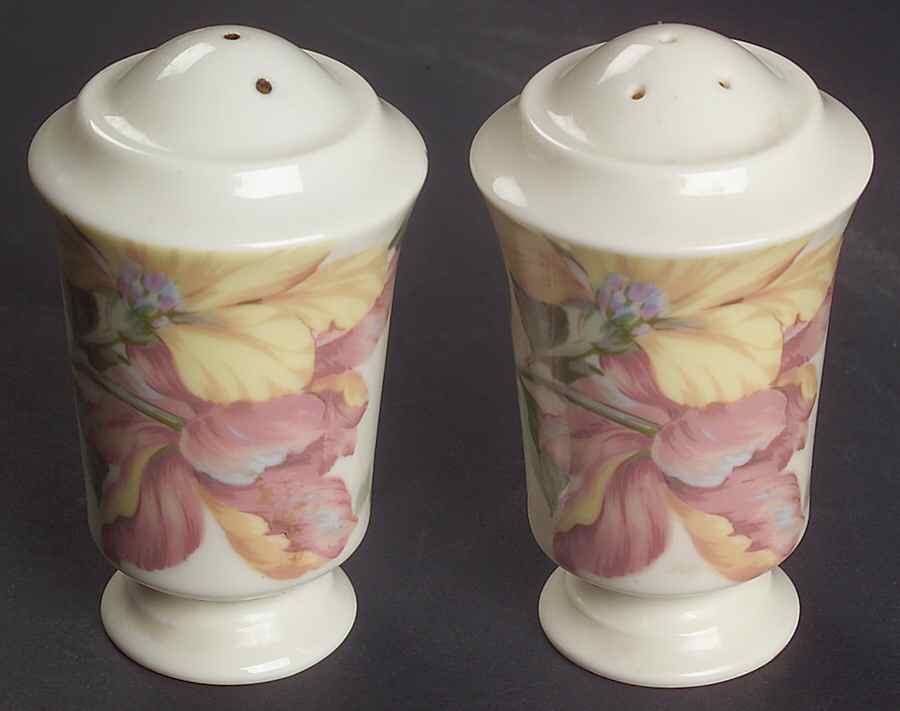 English Tapestry Salt & Pepper Set by Oscar De La Renta-1