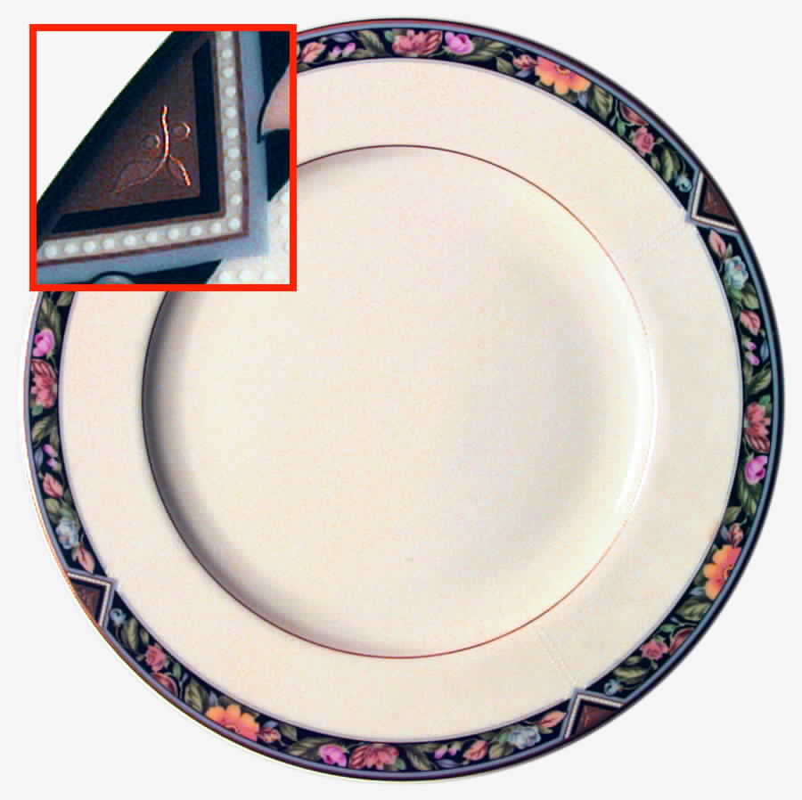 Fleur Royale Dinner Plate by Oscar De La Renta-1