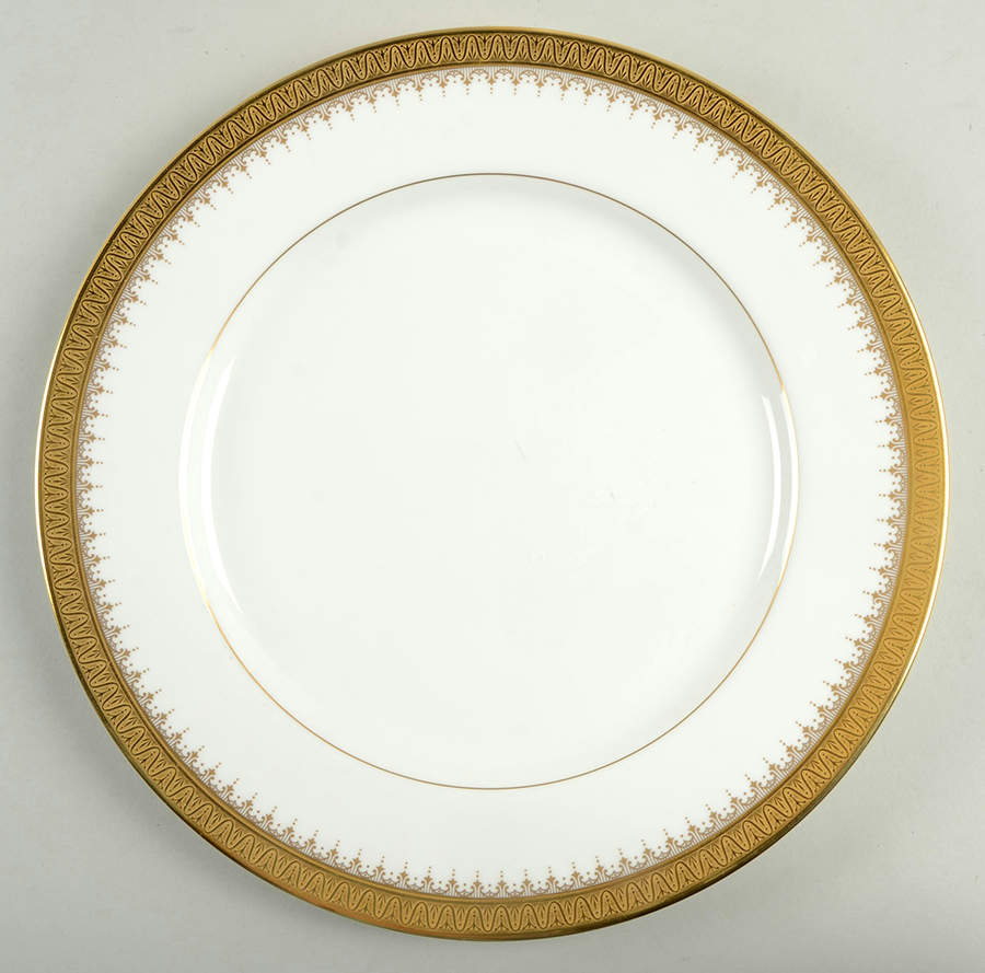 Golden Coin Dinner Plate by Oscar De La Renta-1