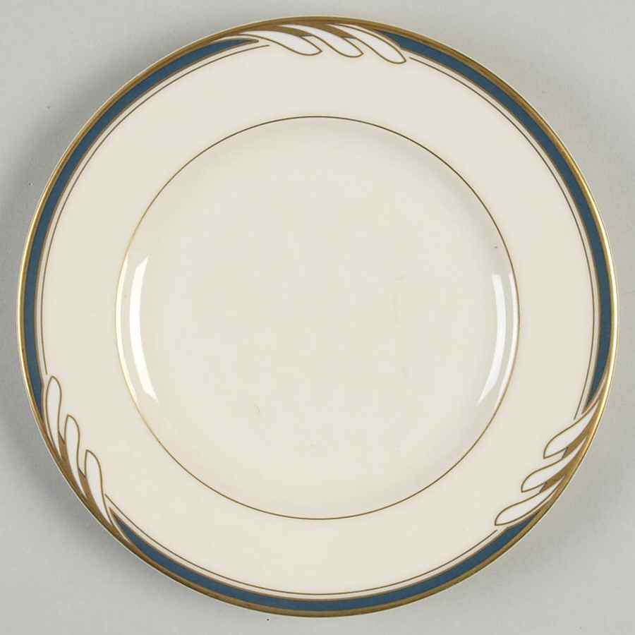 Hospitality Blue Bread & Butter Plate by Oscar De La Renta-1