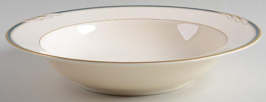 Hospitality Blue 10" Round Vegetable Bowl by Oscar De La Renta-1