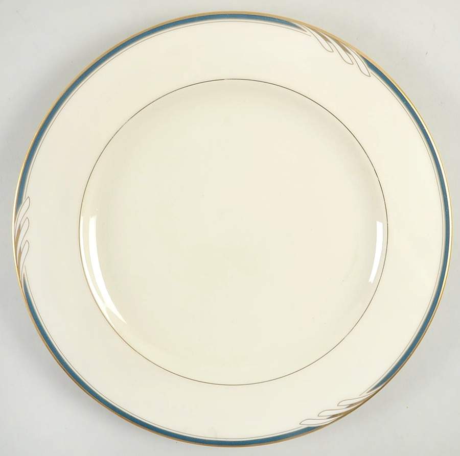 Hospitality Blue 12" Chop Plate (Round Platter) by Oscar De La Renta-1