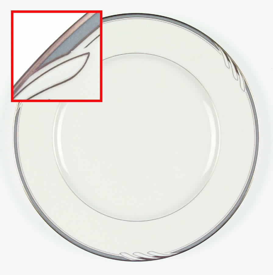 Hospitality Gray Dinner Plate by Oscar De La Renta-1
