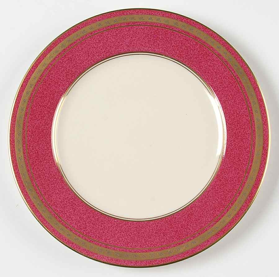 Imperial Ruby Salad Plate by Oscar De La Renta-1
