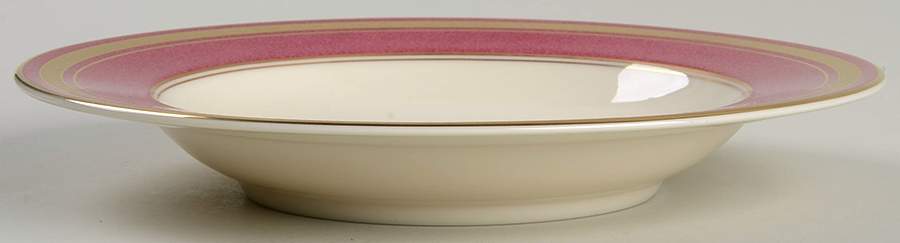 Imperial Ruby Rim Soup Bowl by Oscar De La Renta-1