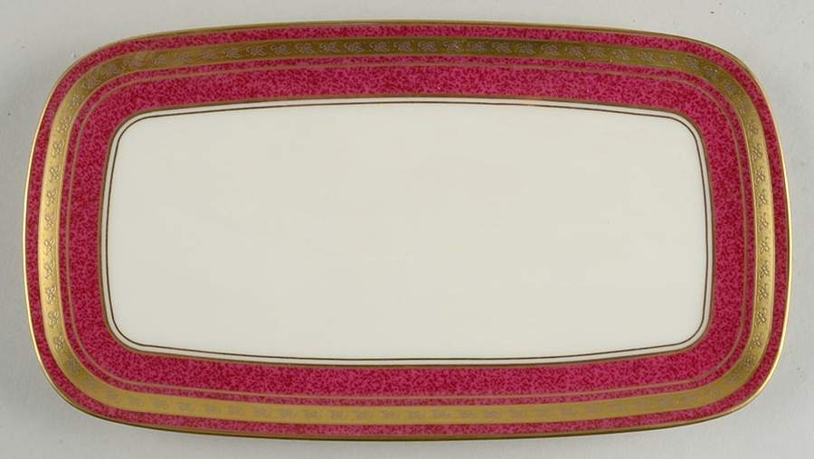 Imperial Ruby Butter Tray by Oscar De La Renta-1