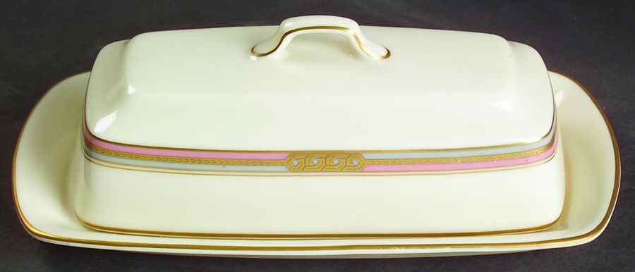 Insignia Pink Gray 1/4 Lb Covered Butter by Oscar De La Renta-1